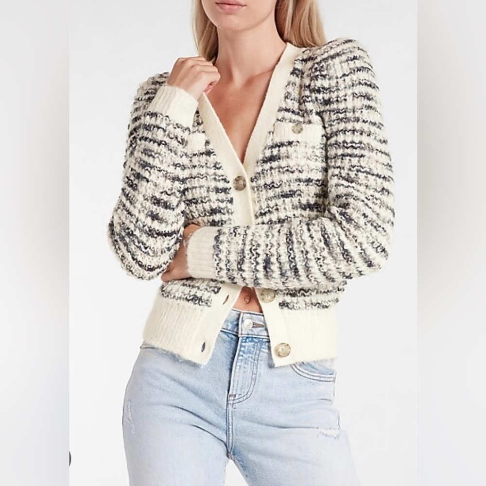 Express Space Dye Button Up Cardigan Size Small *BRAND NEW*